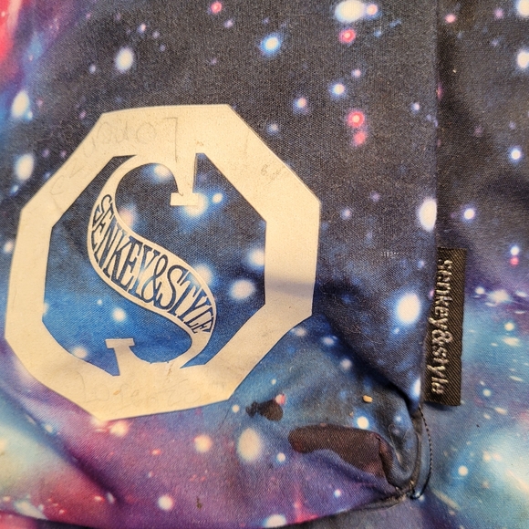 Sensky & Style Galaxy Print Anime Music Lover Lightweight Roomy Padded Backpack - Picture 5 of 16